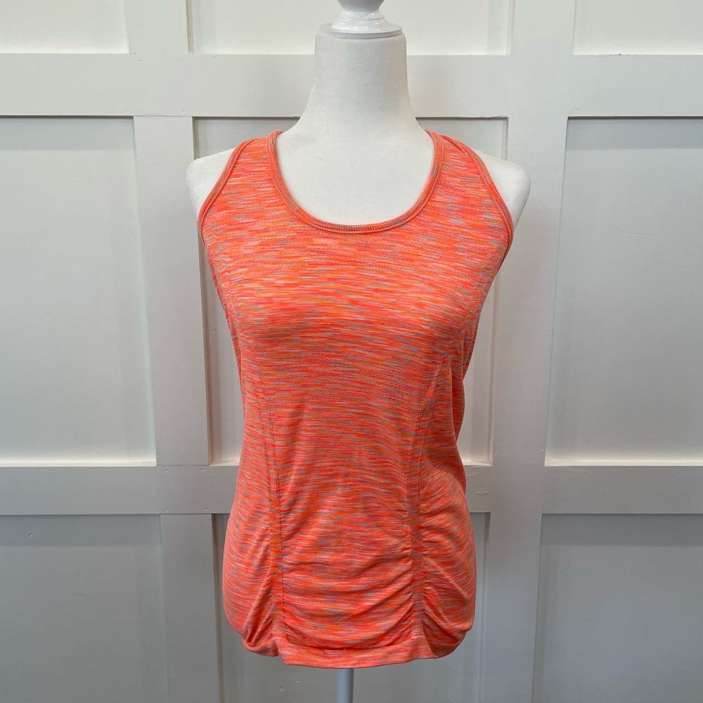 Athleta Orange Razorback Top
